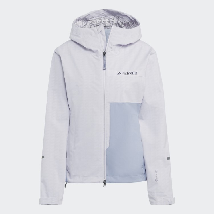 Adidas Terrex Multi Rain.rdy Jaqueta De Chuva De 2,5 Camadas Silver Dawn