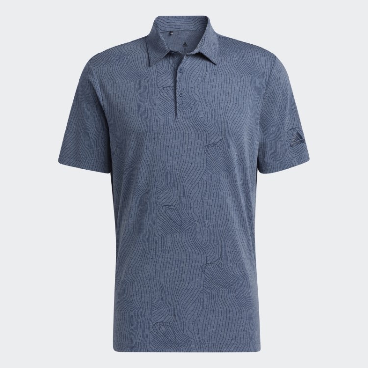 Course Map Camisa Polo Azul Marinho Mel Adidas