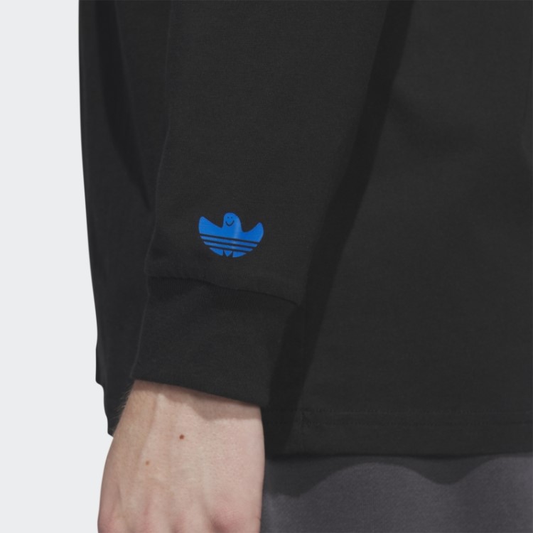 Adidas T-shirt De Manga Comprida Shmoofoil Gráfico Preto