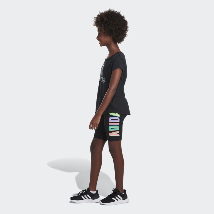 Calções De Bicicleta Pretos Gráficos Adidas