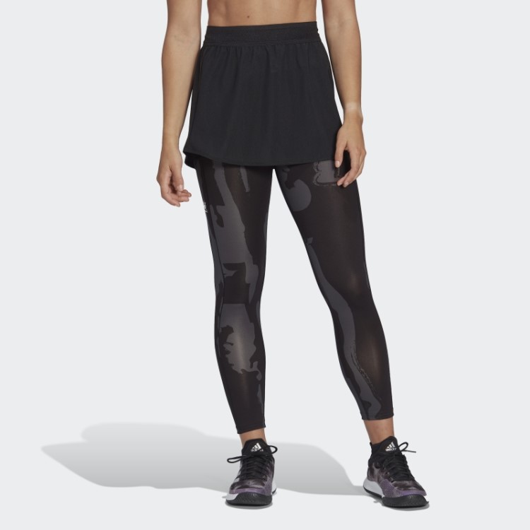 Meia-calça Adidas Tênis New York 2 Em 1 7/8 Preta