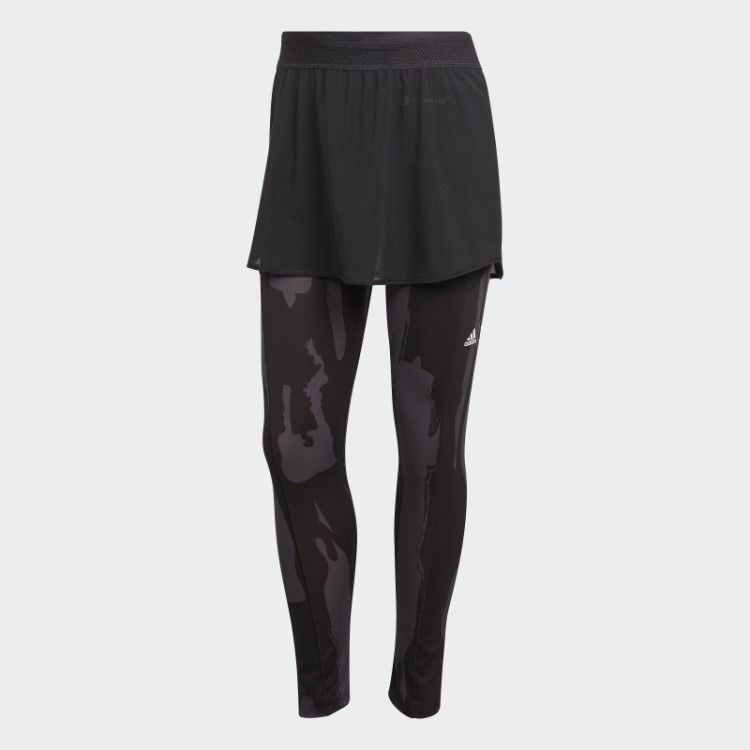 Meia-calça Adidas Tênis New York 2 Em 1 7/8 Preta