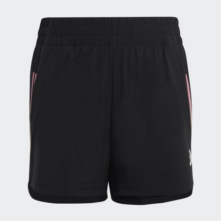 Short De Cintura Alta Tecido Adidas Training Aeroready Preto