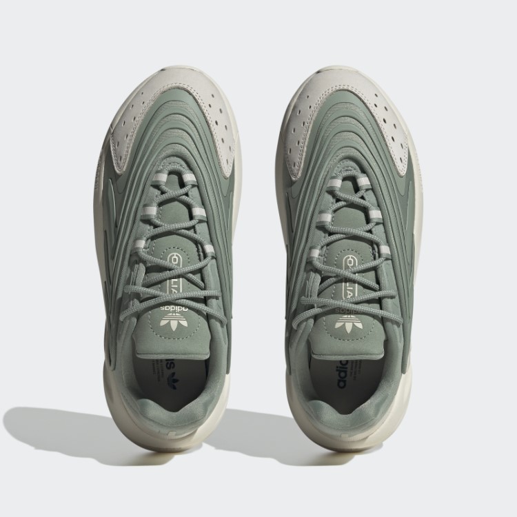 Tênis Adidas Ozelia Verde Prata