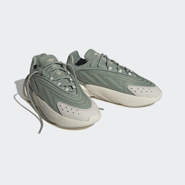 Tênis Adidas Ozelia Verde Prata