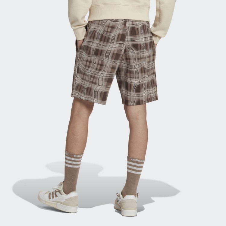 Short Marrom Com Estampa Reveladora Adidas