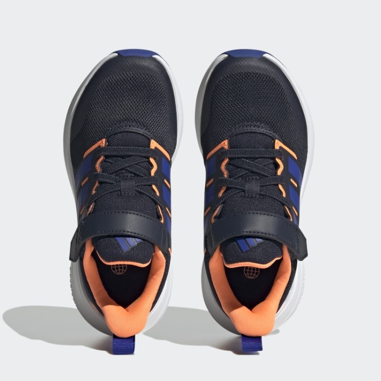 Ink Adidas Fortarun 2.0 Cloudfoam Sapato Com Tira Superior Em Renda Elástica