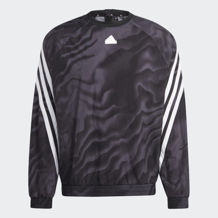 Future Icons Graphic Crew Sweatshirt Preto Adidas