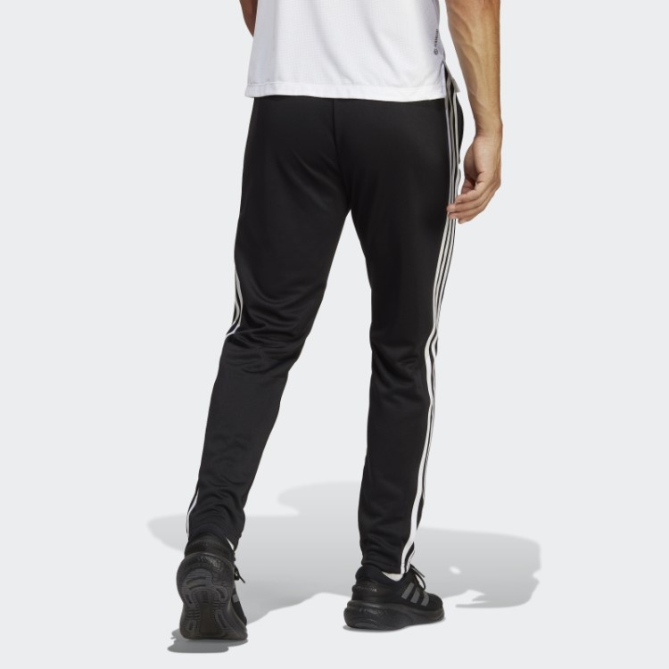 Calça Esportiva Com As Três Listras Preta Train Essentials Da Adidas