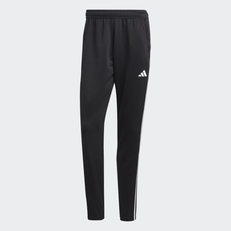 Calça Esportiva Com As Três Listras Preta Train Essentials Da Adidas