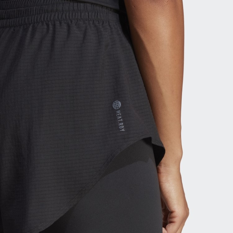 Bermuda 2 Em 1 Preta Adidas Hiit Heat.rdy