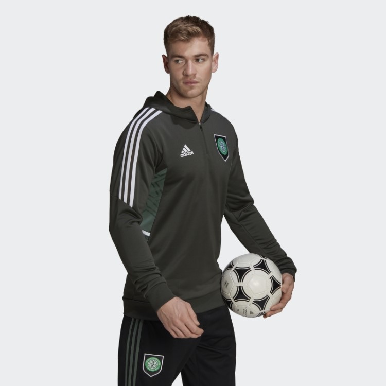 Celtic Fc Condivo 22 Top De Corrida Com Capuz Adidas Earth