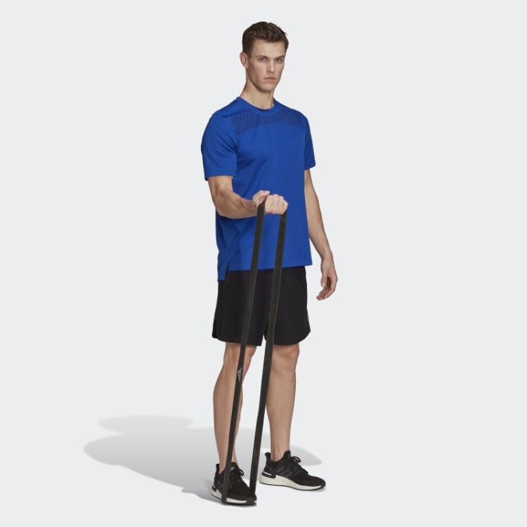 Camiseta Adidas Azul Royal Para Treino Com Estampa Frontal De Impacto