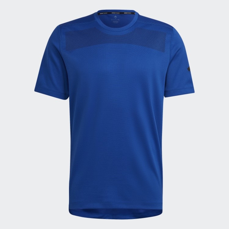 Camiseta Adidas Azul Royal Para Treino Com Estampa Frontal De Impacto