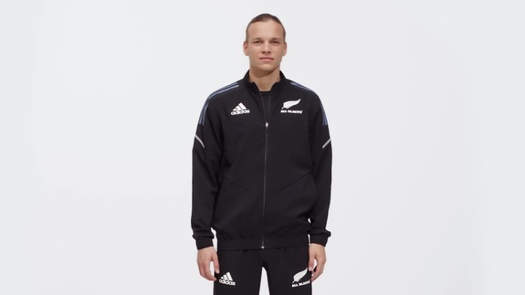 Top Preto Adidas All Blacks Rugby Apresentação