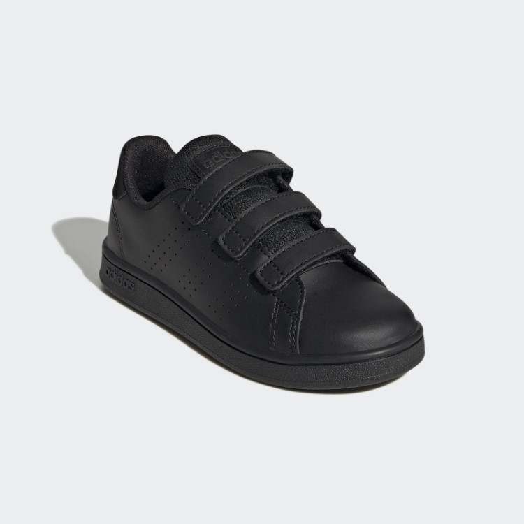 Sapato De Velcro De Estilo De Vida De Corte De Vantagem Preto Adidas