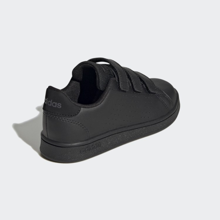 Sapato De Velcro De Estilo De Vida De Corte De Vantagem Preto Adidas