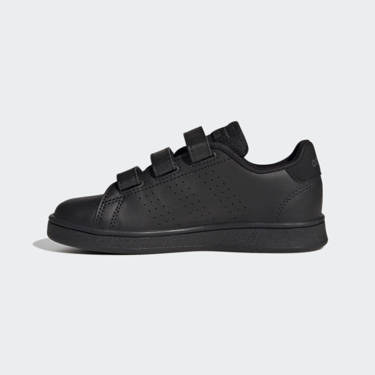 Sapato De Velcro De Estilo De Vida De Corte De Vantagem Preto Adidas