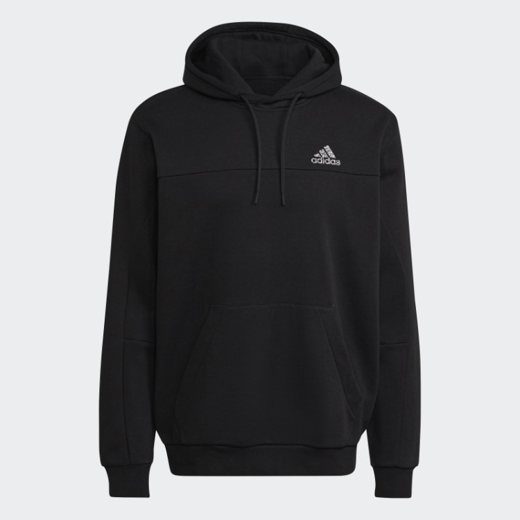 Adidas Stadium Fleece Badge Of Sport Moletom Com Capuz Preto