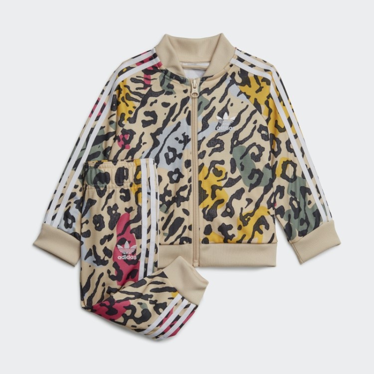 Adidas Animal Print Sst Set Moda Multicolor
