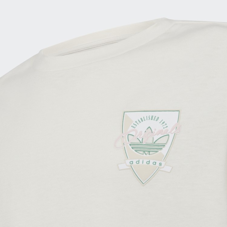 Camiseta Branca Para Namorado Com Estampa Gráfica Adidas