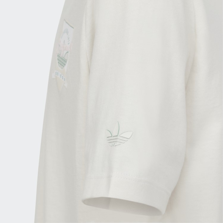 Camiseta Branca Para Namorado Com Estampa Gráfica Adidas