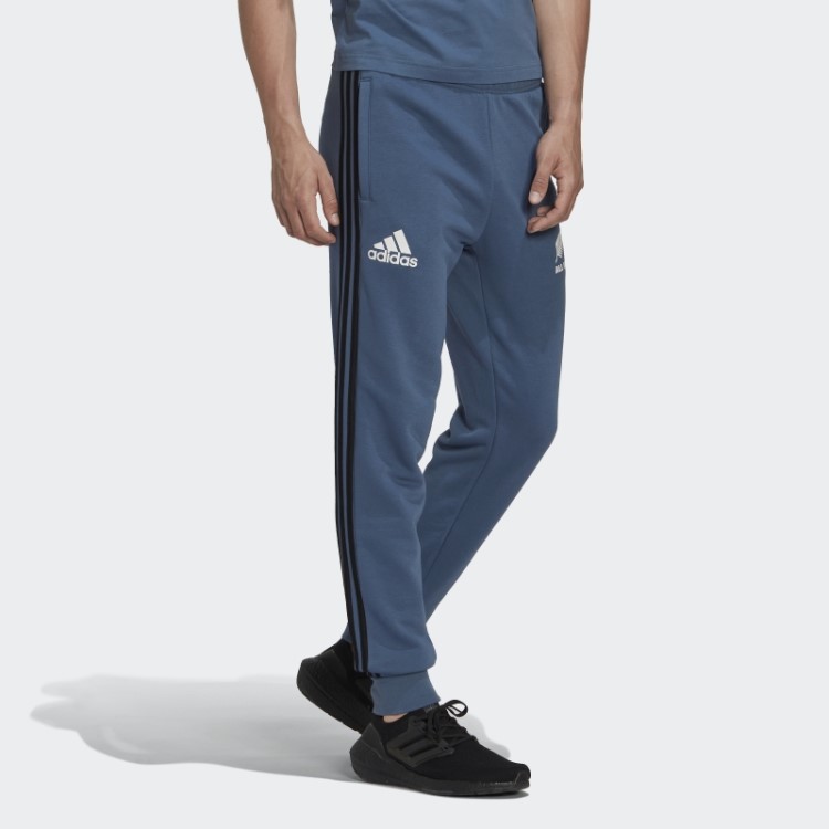 Calça De Treino De Suor De Rugby De Aço All Black Com Três Listras Adidas