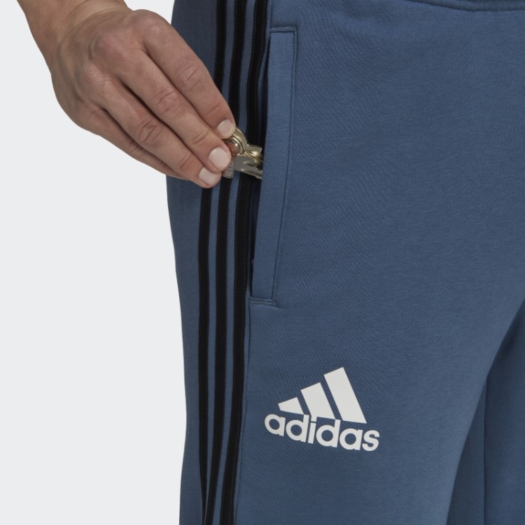 Calça De Treino De Suor De Rugby De Aço All Black Com Três Listras Adidas