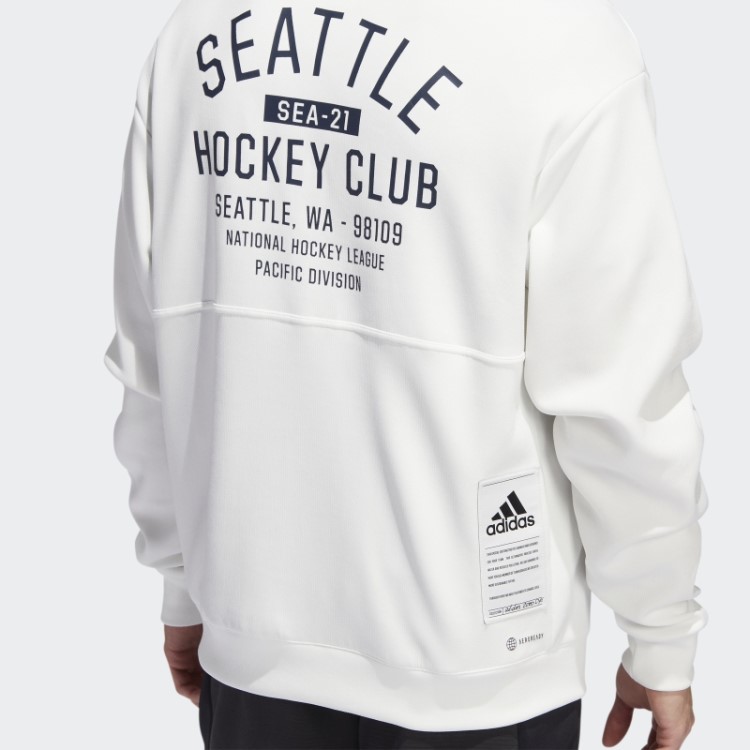 Moletom Com Capuz Kraken 22 Nhl Sem Corante 1/4 (gênero Neutro) Adidas Sem Tingimento