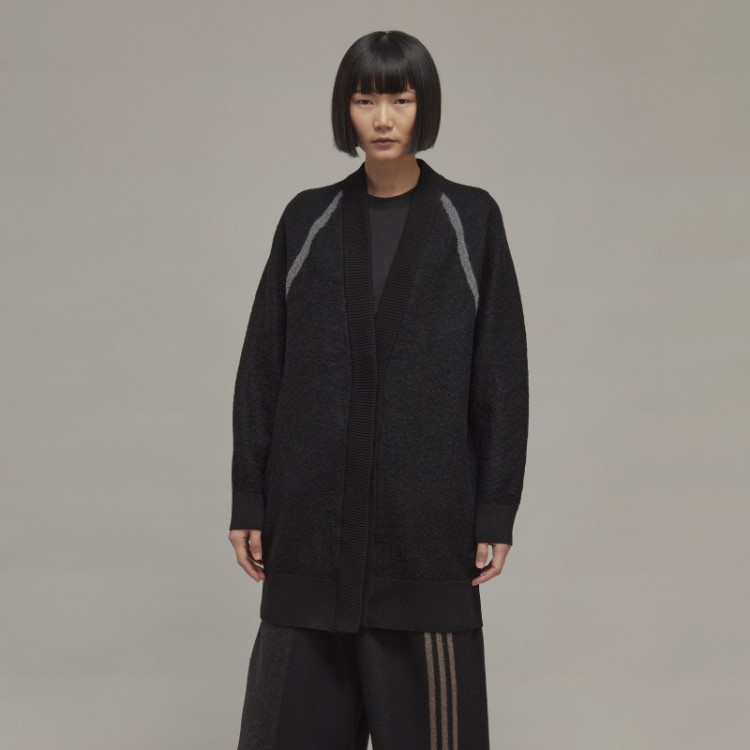 Y-3 Clássico Cardigã De Malha Transparente Adidas