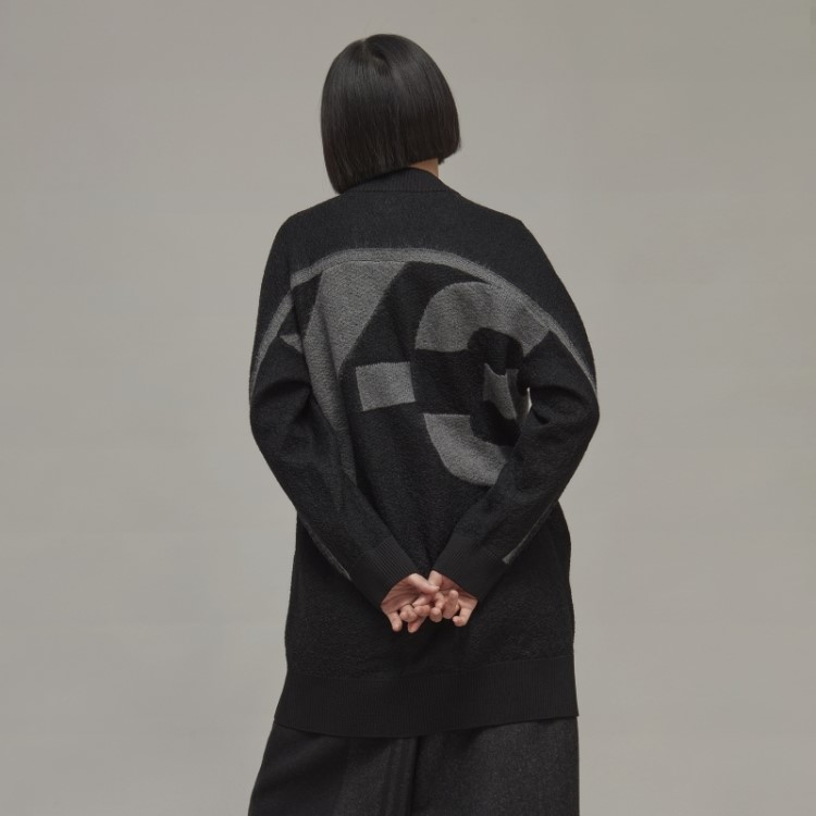 Y-3 Clássico Cardigã De Malha Transparente Adidas