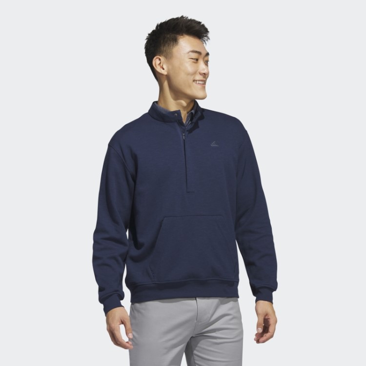 Go-to Pulôver Com Zíper 1/2 Adidas Navy