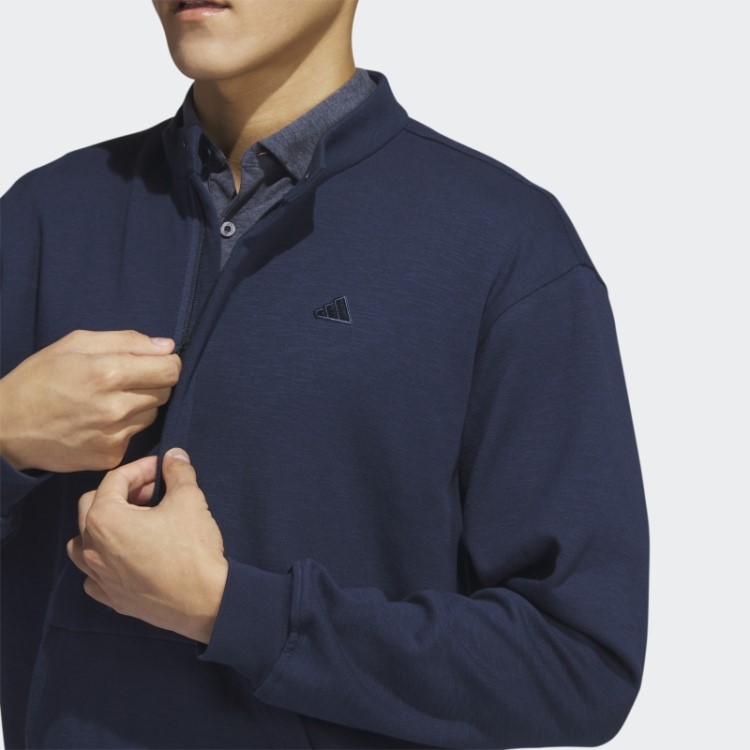 Go-to Pulôver Com Zíper 1/2 Adidas Navy