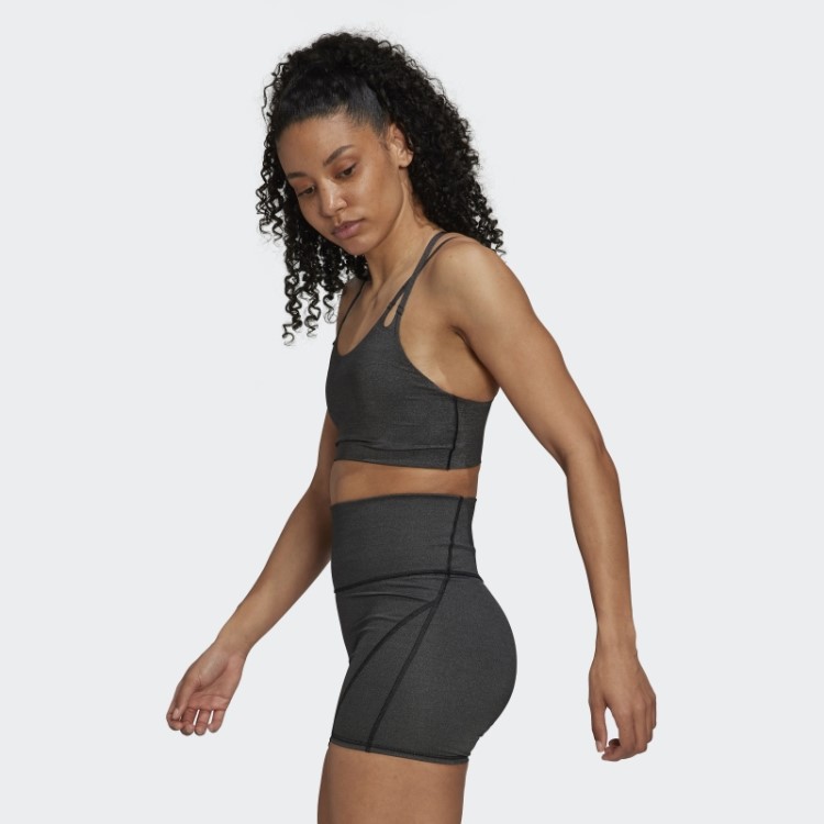 Sutiã Fire-support Yoga Luxe Studio Preto Adidas