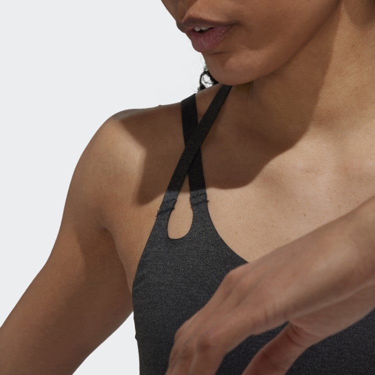 Sutiã Fire-support Yoga Luxe Studio Preto Adidas
