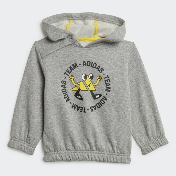 Conjunto De Jogger De Lã Grande Tamanho Cinza Médio Da Adidas (gênero Neutro) Moda