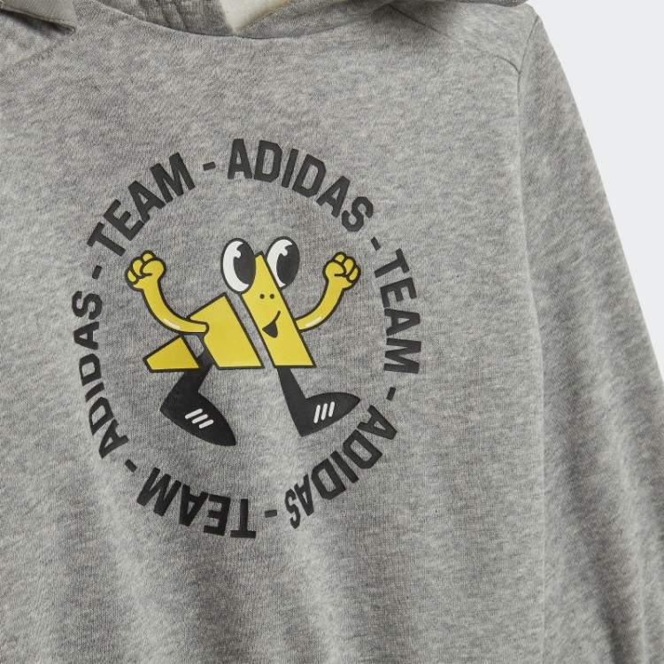Conjunto De Jogger De Lã Grande Tamanho Cinza Médio Da Adidas (gênero Neutro) Moda