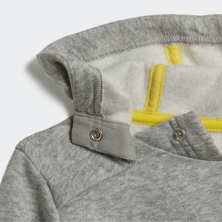 Conjunto De Jogger De Lã Grande Tamanho Cinza Médio Da Adidas (gênero Neutro) Moda