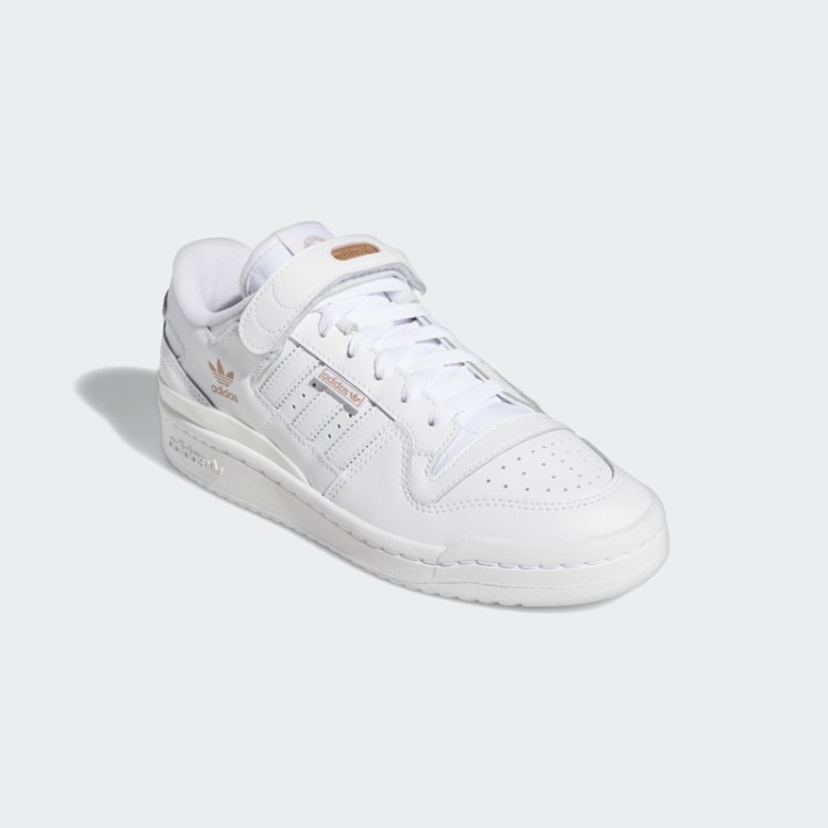 Sapato Baixo Adidas Forum Rose Gold Metalizado