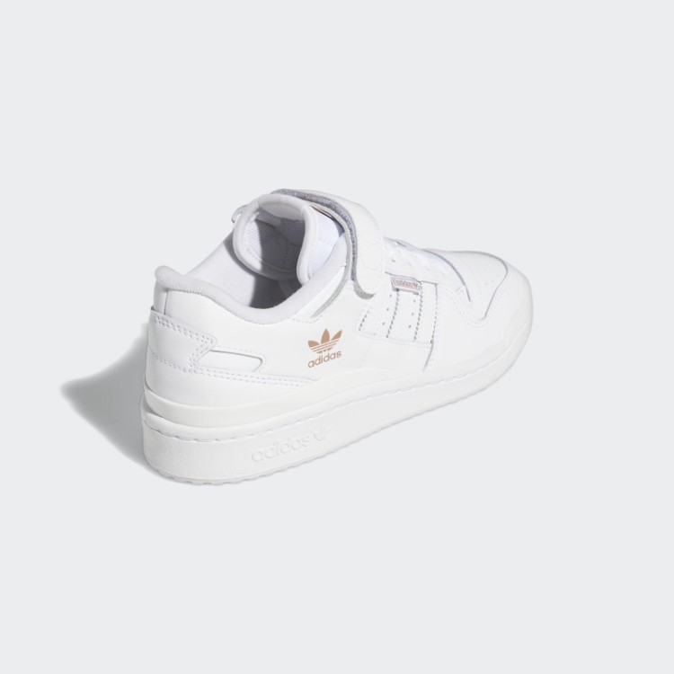 Sapato Baixo Adidas Forum Rose Gold Metalizado