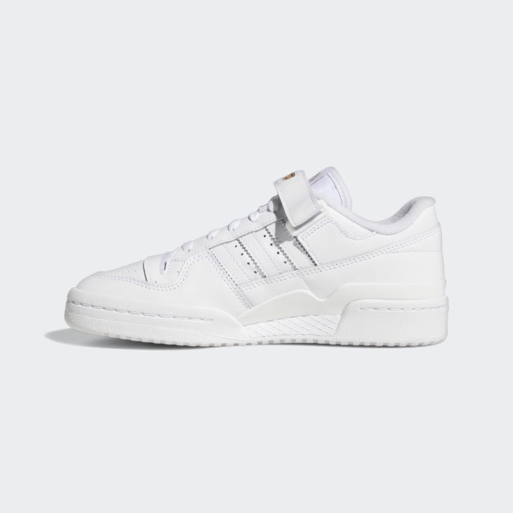 Sapato Baixo Adidas Forum Rose Gold Metalizado