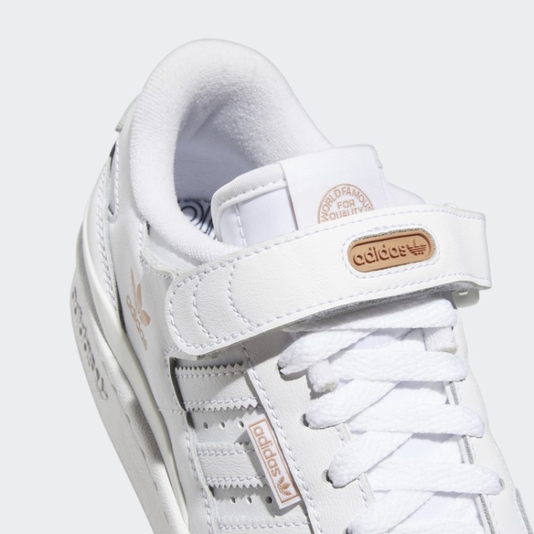 Sapato Baixo Adidas Forum Rose Gold Metalizado