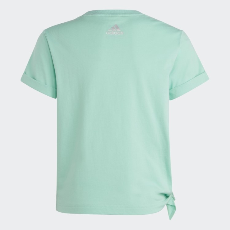Camiseta Dance Com Nó Verde Adidas