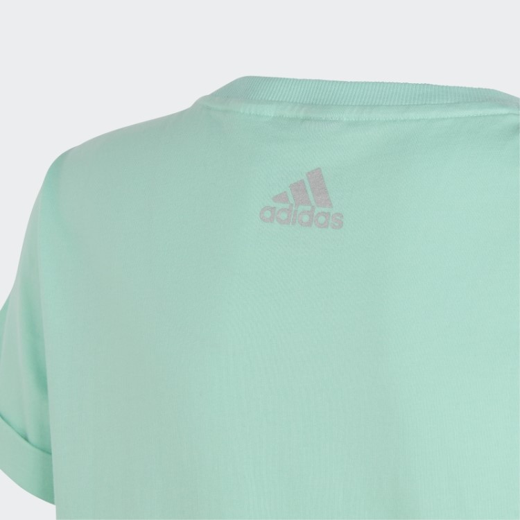 Camiseta Dance Com Nó Verde Adidas