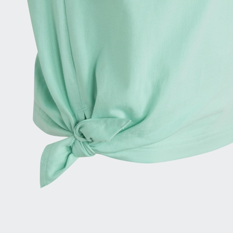 Camiseta Dance Com Nó Verde Adidas