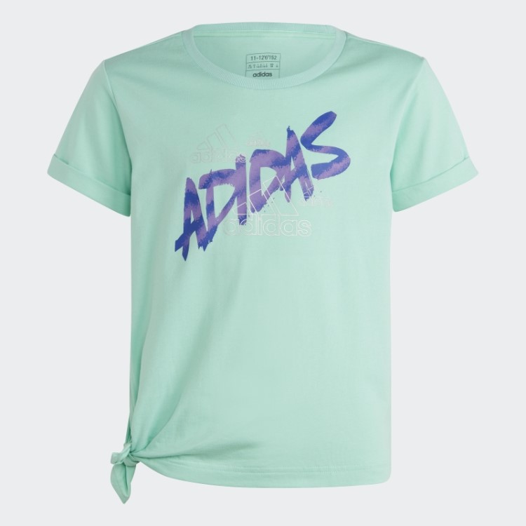 Camiseta Adidas Dance Com Nó Verde