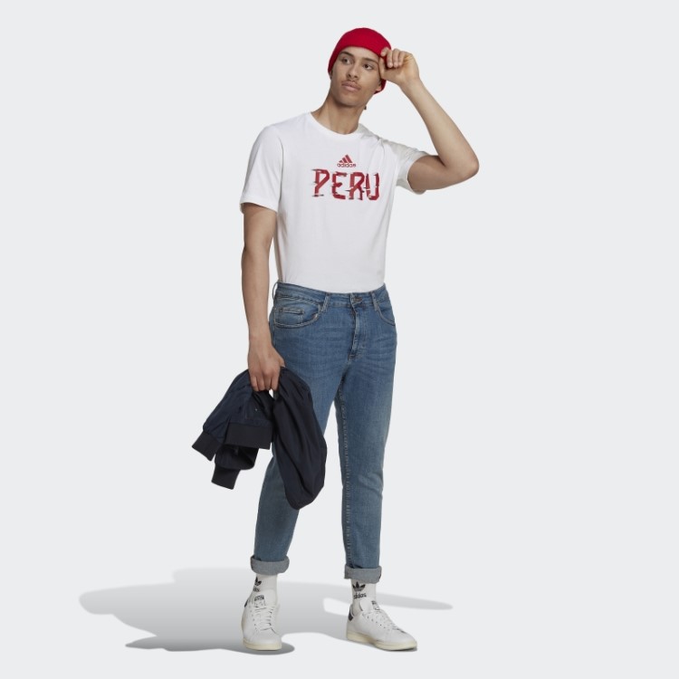 Camiseta Peru Da Copa Do Mundo Da Fifa 2022 Branca Adidas