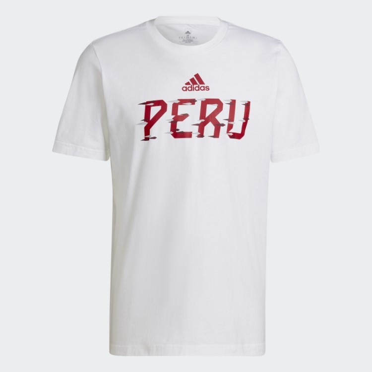 Camiseta Peru Da Copa Do Mundo Da Fifa 2022 Branca Adidas