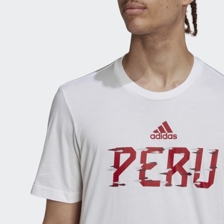 Camiseta Peru Da Copa Do Mundo Da Fifa 2022 Branca Adidas