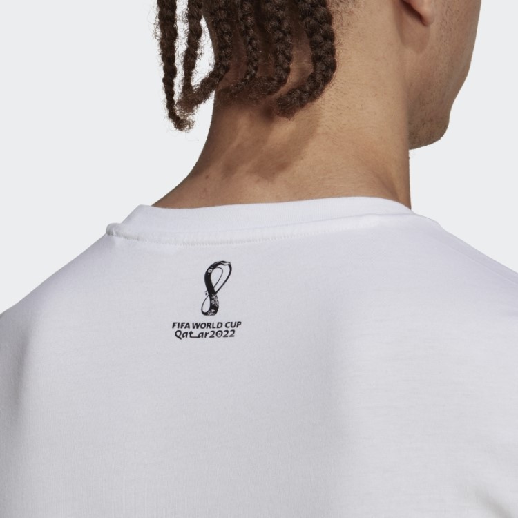 Camiseta Peru Da Copa Do Mundo Da Fifa 2022 Branca Adidas